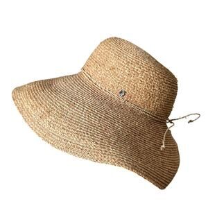 Flora Bella Raffia Straw Floppy Sun Hat Large